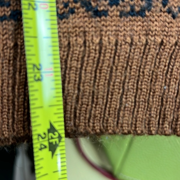 Retro Marella Wool Blend Sweater Neutral Stripe Pattern 90s - Picture 5 of 8